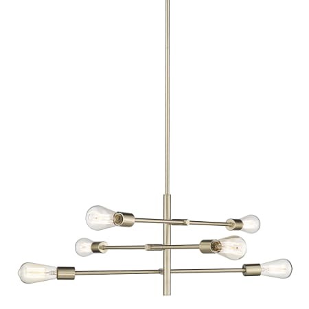 A large image of the Millennium Lighting 4246 Modern Gold