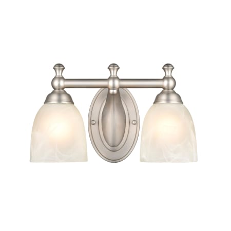 A large image of the Millennium Lighting 4302 Satin Nickel