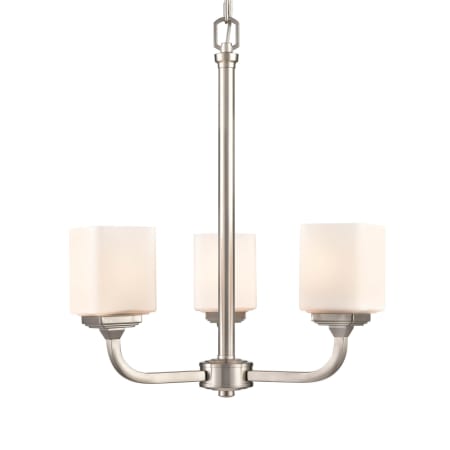 A large image of the Millennium Lighting 4333 Brushed Nickel