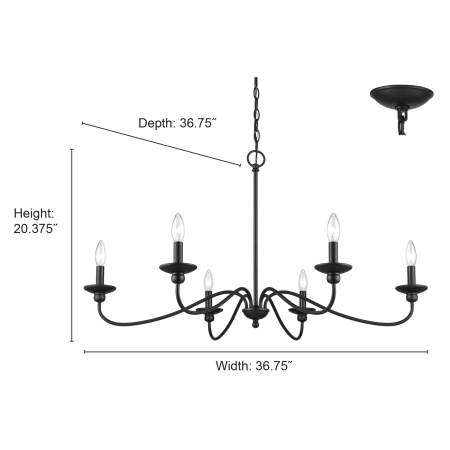 A large image of the Millennium Lighting 4386 Alternate Image