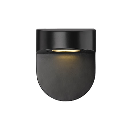 A large image of the Millennium Lighting 44001 Powder Coated Black