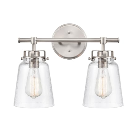 A large image of the Millennium Lighting 4412 Brushed Nickel