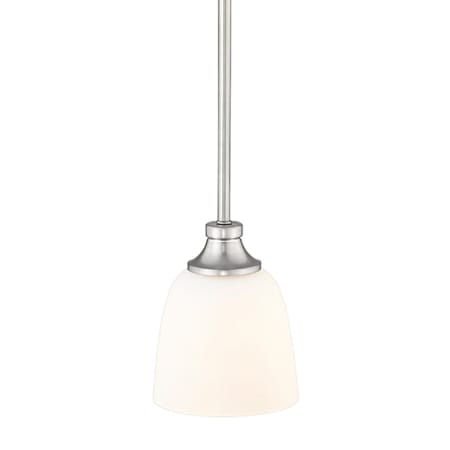 A large image of the Millennium Lighting 492001 Brushed Nickel