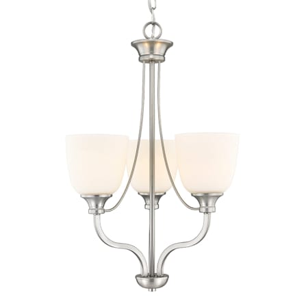 A large image of the Millennium Lighting 492003 Brushed Nickel