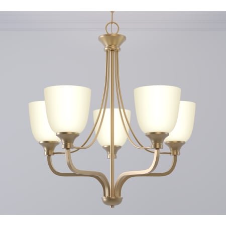 A large image of the Millennium Lighting 492005 Modern Gold