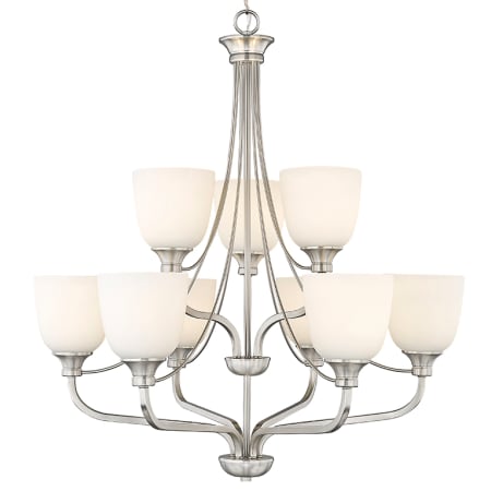 A large image of the Millennium Lighting 492009 Brushed Nickel