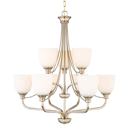 A large image of the Millennium Lighting 492009 Modern Gold