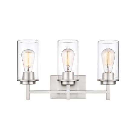 A large image of the Millennium Lighting 494003 Brushed Nickel