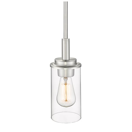 A large image of the Millennium Lighting 495001 Brushed Nickel