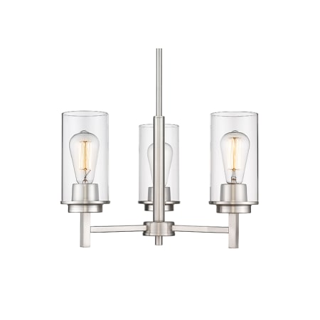 A large image of the Millennium Lighting 495003 Brushed Nickel