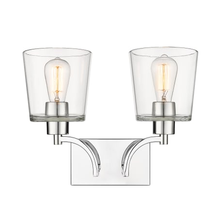A large image of the Millennium Lighting 496002 Chrome