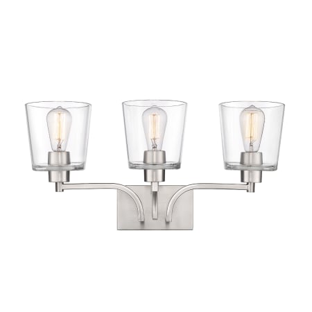 A large image of the Millennium Lighting 496003 Brushed Nickel