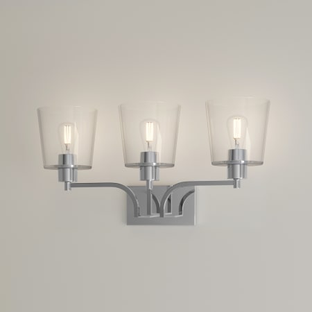 A large image of the Millennium Lighting 496003 Chrome