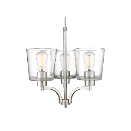 A large image of the Millennium Lighting 497003 Brushed Nickel