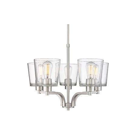A large image of the Millennium Lighting 497005 Brushed Nickel