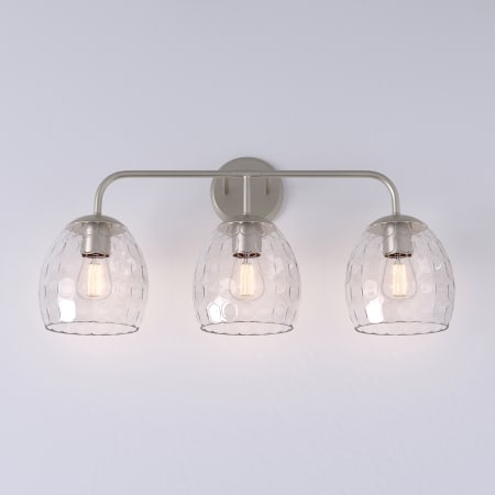 A large image of the Millennium Lighting 498003 Brushed Nickel
