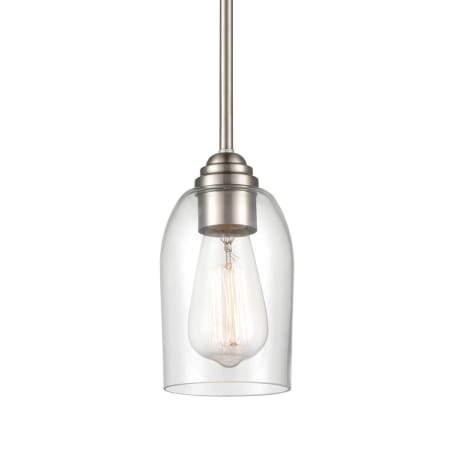 A large image of the Millennium Lighting 4990 Brushed Nickel