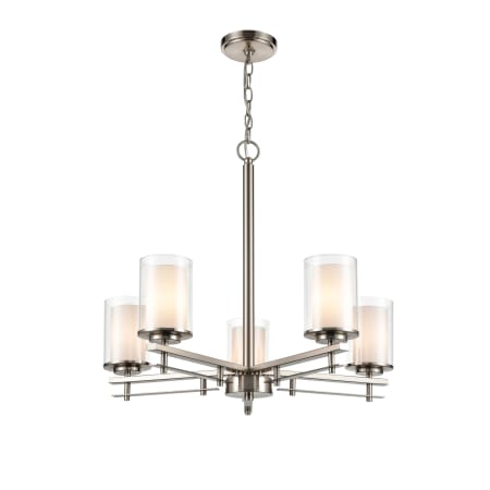 A large image of the Millennium Lighting 5515 Brushed Nickel