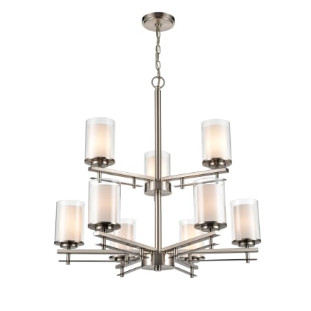 A large image of the Millennium Lighting 5519 Brushed Nickel