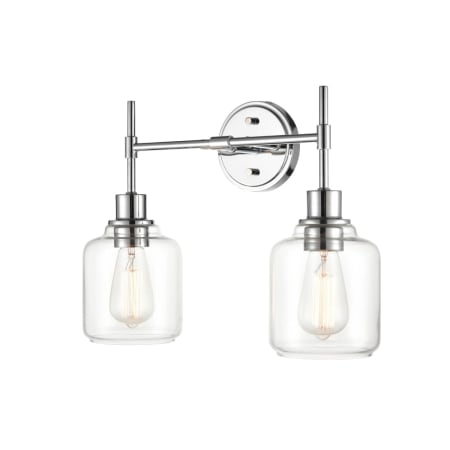 A large image of the Millennium Lighting 6942 Chrome