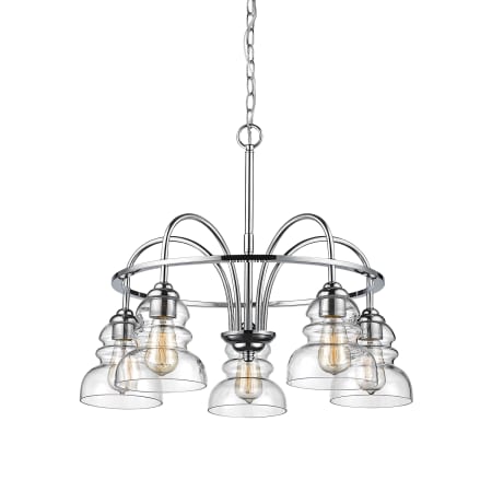 A large image of the Millennium Lighting 7345 Chrome
