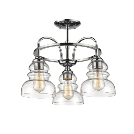 A large image of the Millennium Lighting 7353 Chrome