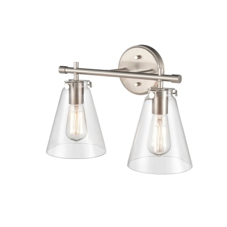 A large image of the Millennium Lighting 8122 Brushed Nickel