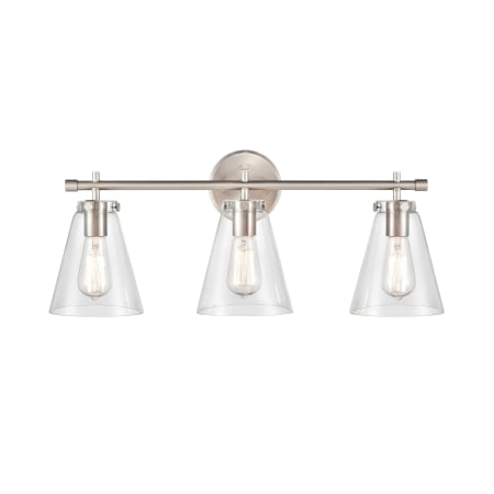 A large image of the Millennium Lighting 8123 Brushed Nickel