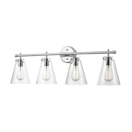 A large image of the Millennium Lighting 8124 Chrome