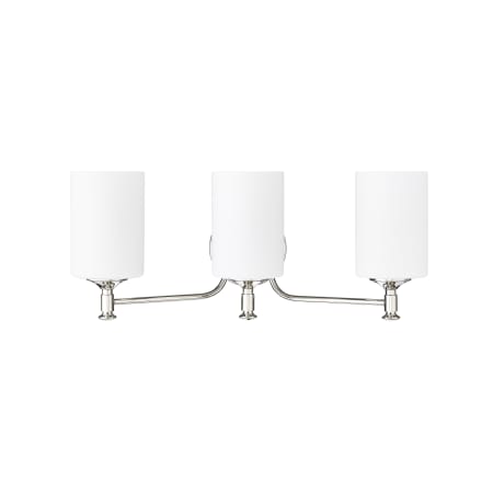 A large image of the Millennium Lighting 91033 Polished Nickel