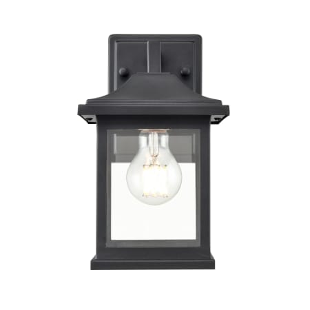 A large image of the Millennium Lighting 91051 Textured Black