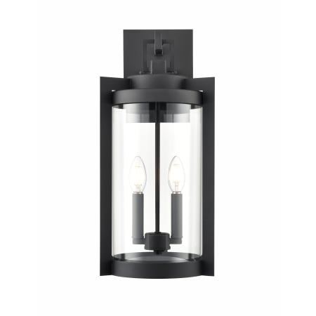 A large image of the Millennium Lighting 91522 Textured Black