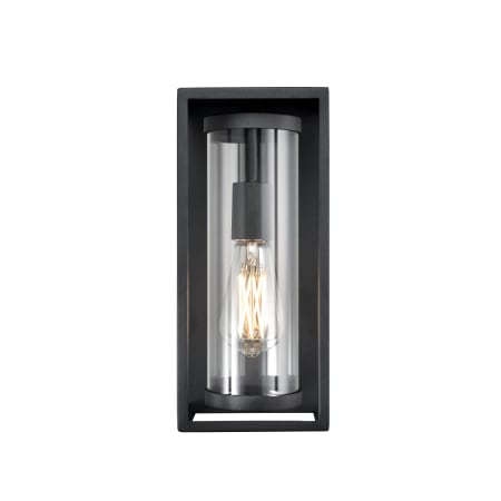 A large image of the Millennium Lighting 91601 Textured Black