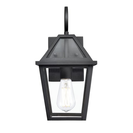 A large image of the Millennium Lighting 92401 Textured Black
