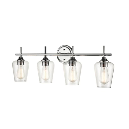 A large image of the Millennium Lighting 9704 Chrome