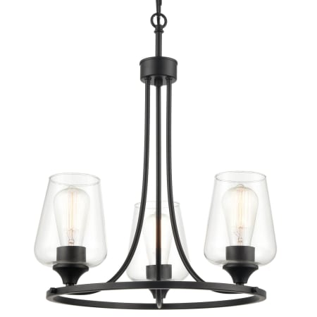 A large image of the Millennium Lighting 9723 Matte Black