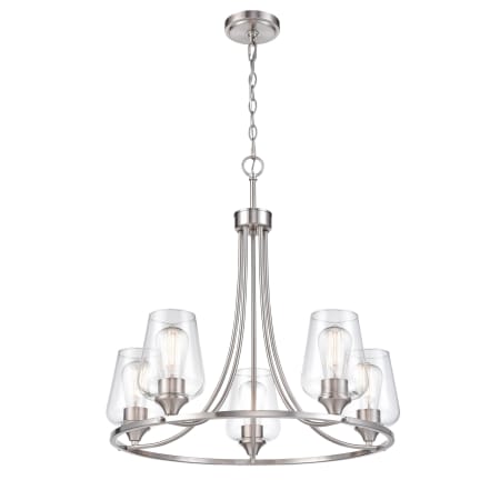 A large image of the Millennium Lighting 9725 Brushed Nickel