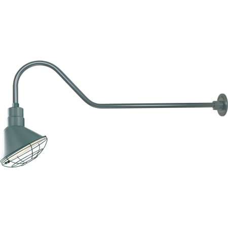 A large image of the Millennium Lighting RAS10-RGN41 Satin Green