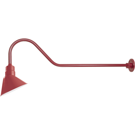 A large image of the Millennium Lighting RAS10-RGN41 Satin Red