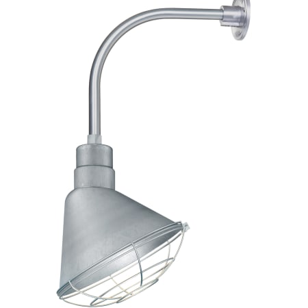 A large image of the Millennium Lighting RAS12-RGN12 Galvanized