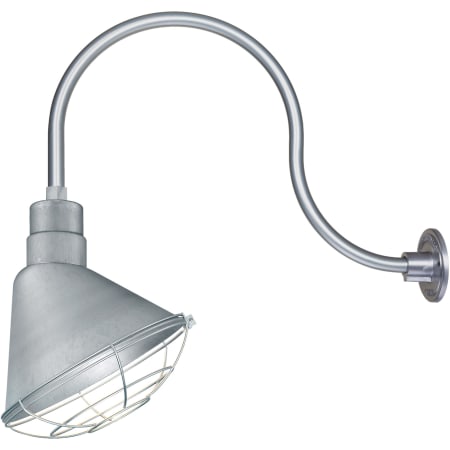 A large image of the Millennium Lighting RAS12-RGN24 Galvanized