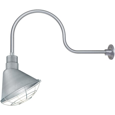 A large image of the Millennium Lighting RAS12-RGN30 Galvanized