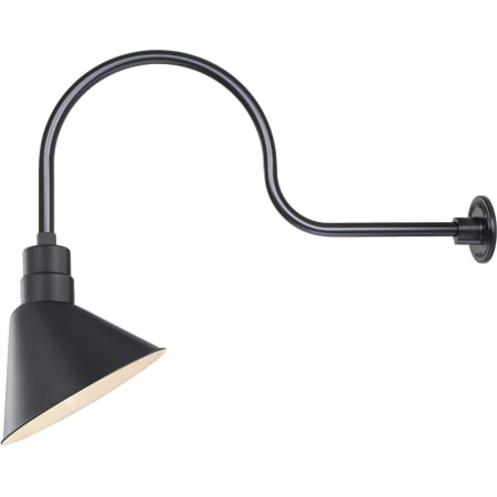 A large image of the Millennium Lighting RAS12-RGN30 Satin Black