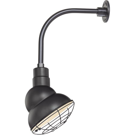 A large image of the Millennium Lighting RES10-RGN12 Satin Black