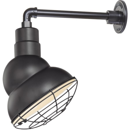 A large image of the Millennium Lighting RES10-RGN13 Satin Black