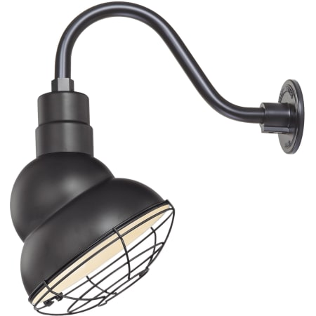 A large image of the Millennium Lighting RES10-RGN15 Satin Black