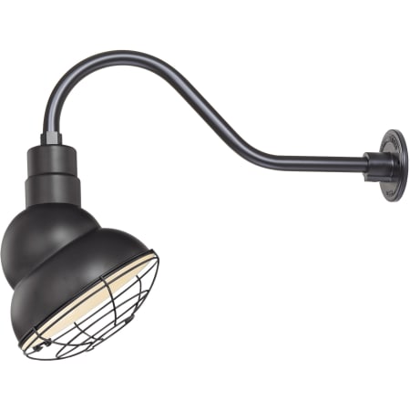 A large image of the Millennium Lighting RES10-RGN22 Satin Black