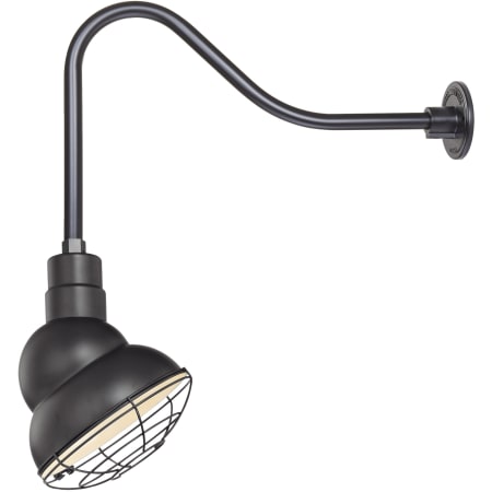 A large image of the Millennium Lighting RES10-RGN23 Satin Black