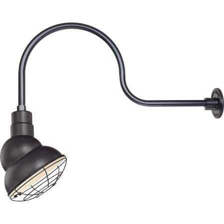 A large image of the Millennium Lighting RES10-RGN30 Satin Black