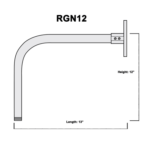 A large image of the Millennium Lighting RGN12 Alternative View